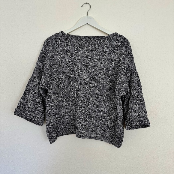 Rag & Bone slouchy mid-sleeve box sweater